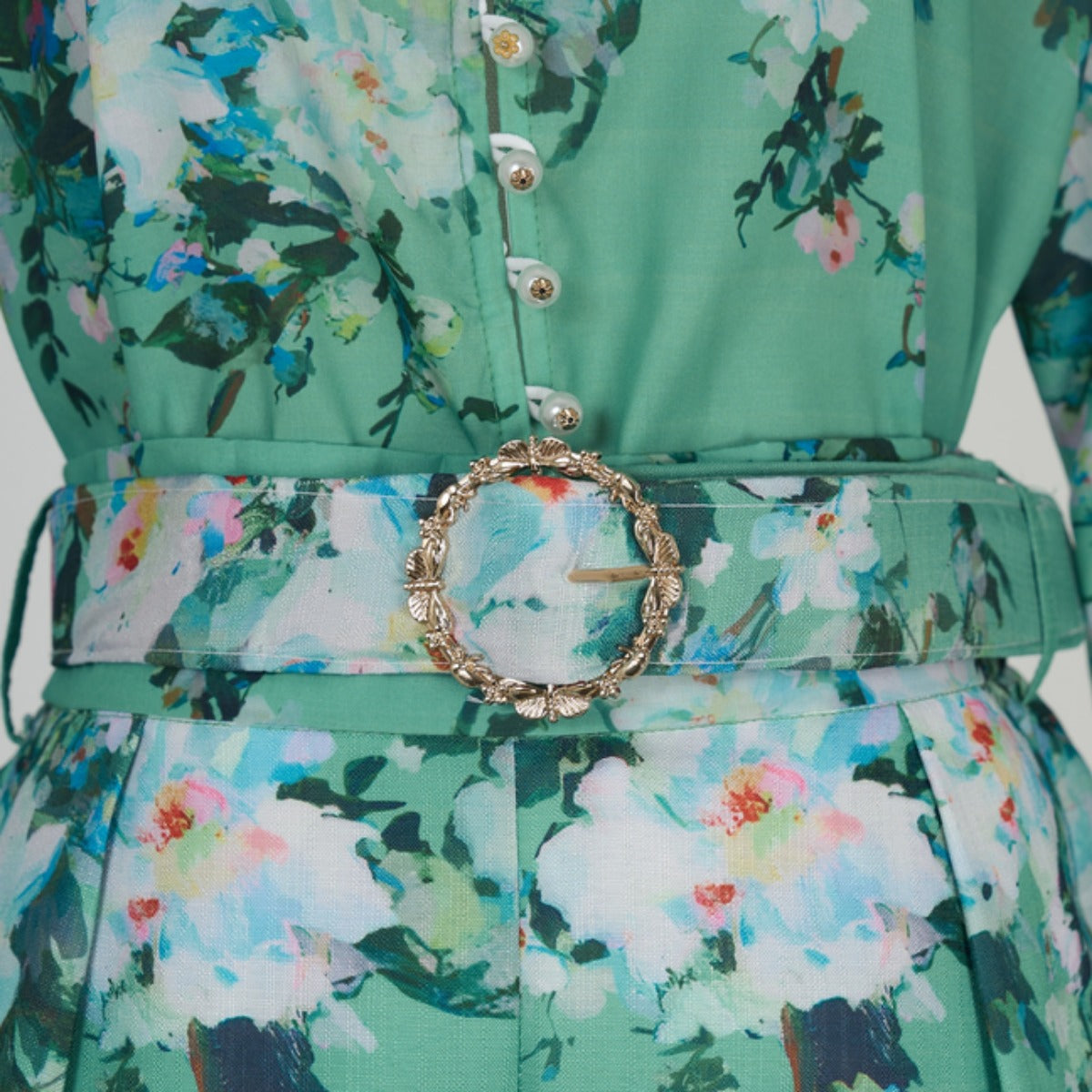 Flower Print Green Sets