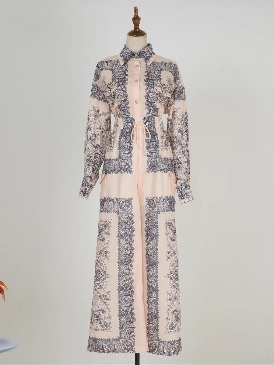 Women's Printed Shirt and Trouser Sets