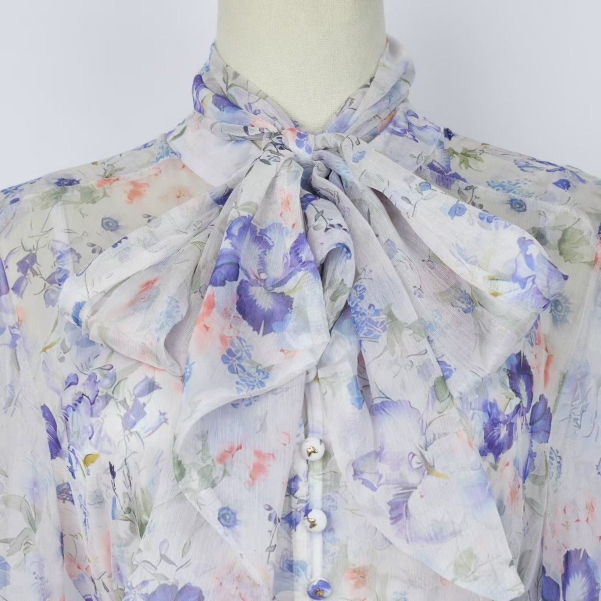 Chiffon Shirt Printed Sets