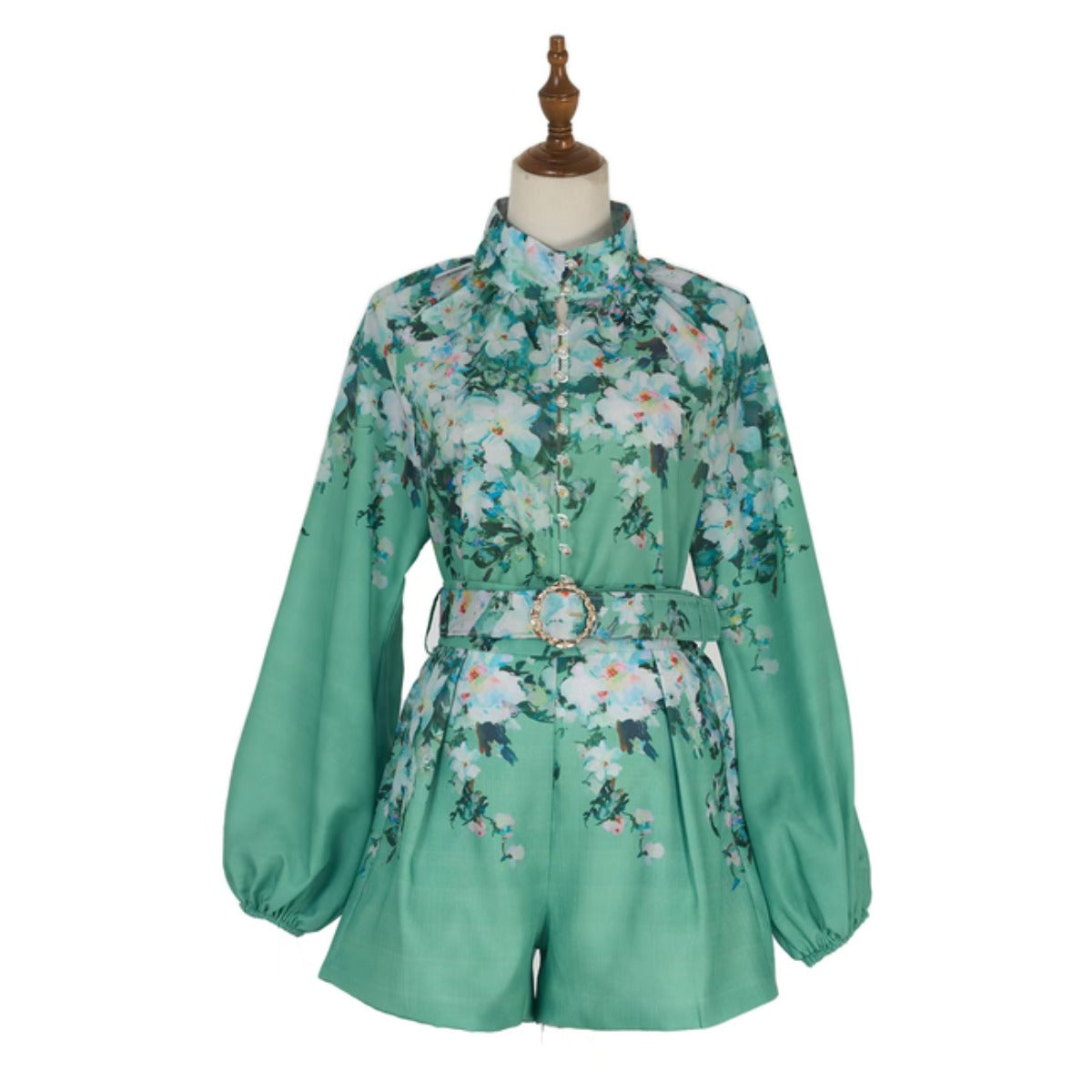 Flower Print Green Sets